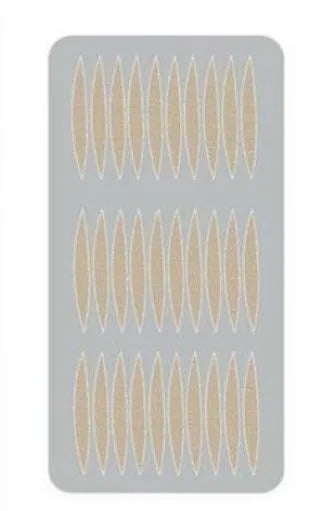 No glue eyelid sticker product in three sizes L, M, S made from non-woven fabric