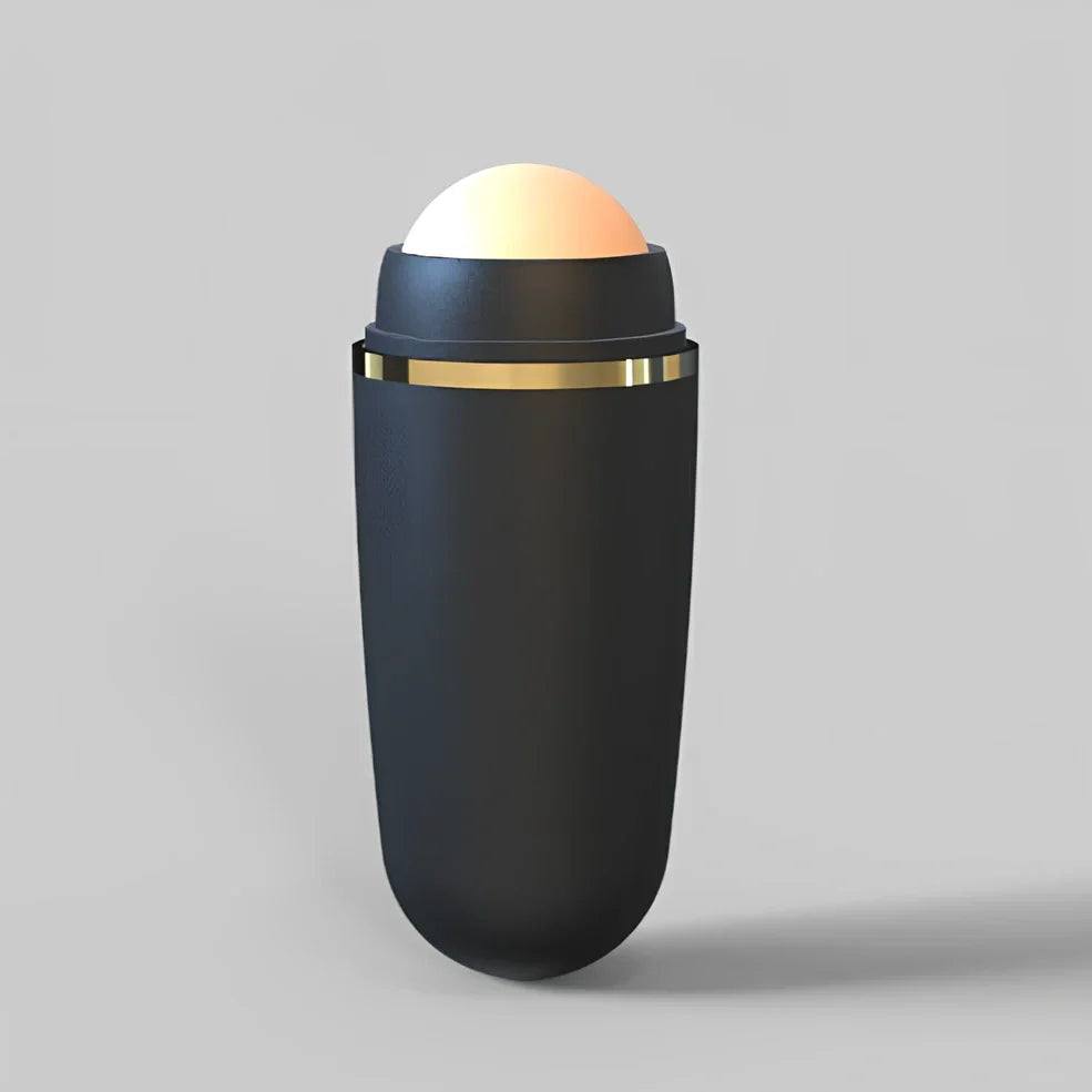 Portable volcanic stone oil absorbing ball measuring 3×8×2cm in white, black, and pink colour options