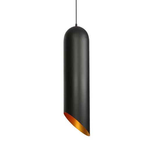 Retro iron chandelier with matte black finish in short and long versions for bedroom or living room lighting