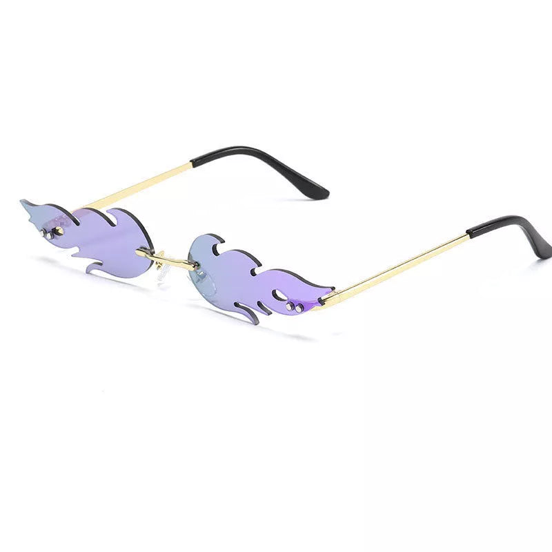 Bat-shaped sunglasses in various colors with UVA and UVB protection