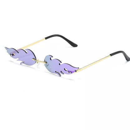 Bat-shaped sunglasses in various colors with UVA and UVB protection