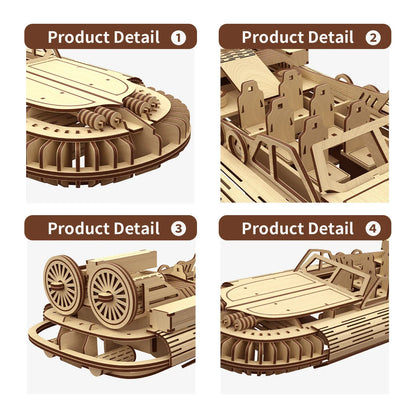 Allengrad Speedboat Shape Puzzle Toy for children's educational play