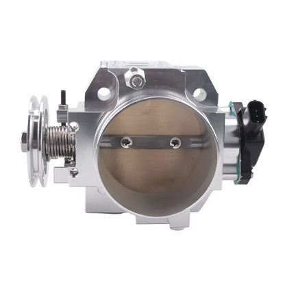 Honda K20A aluminium throttle body sensor showing 70mm diameter housing