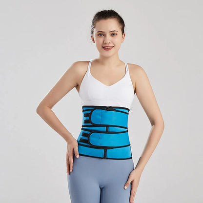 Women's adjustable waist trainer shapewear in multiple colors for slimming and workouts