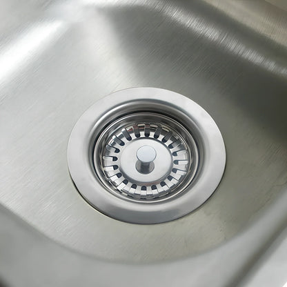 79.3mm stainless steel kitchen sink drainer sealing water umbrella on kitchen counter