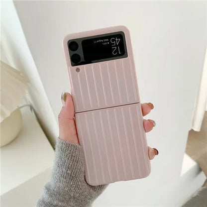 Samsung Z Flip3 flip case in seven colours with 0.8mm PC shell and solid-colour design