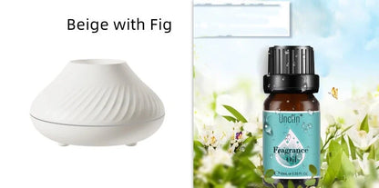 Volcanic Flame Aroma Diffuser with LED light and flame effect