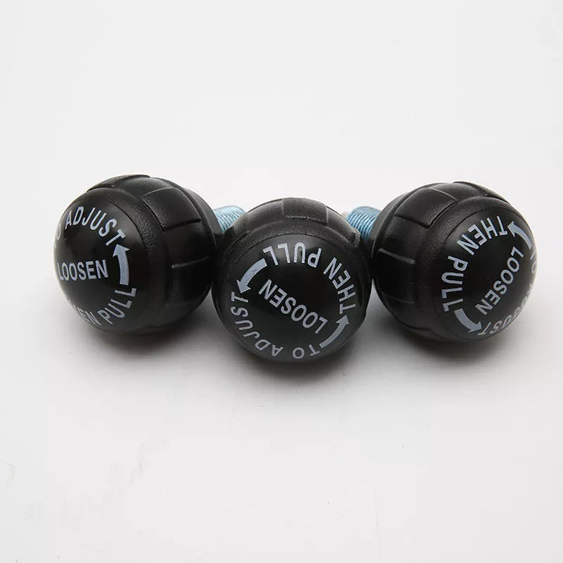Spherical Rotating Pull Pin Spring for fitness equipment in black and red