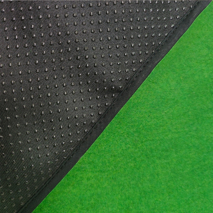 Green dog snuffle mat for slow feeding and olfactory training, 17.72 inches square