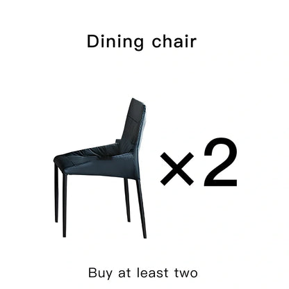 Retractable slate dining table extended to 1.6m with rotating mechanism and porcelain finish