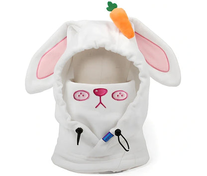 Brown Bear cartoon ski helmet head cover for winter sports protection with elastic band