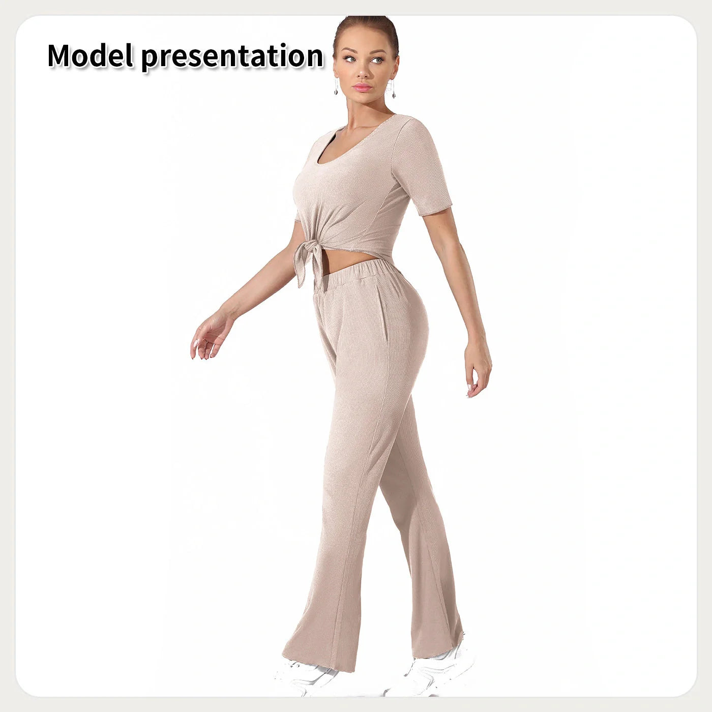 Dark green top and pants set with breathable fabric, available in sizes S to 3XL