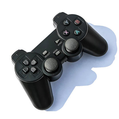 Classic Black 2.4G wireless gamepad for Android TV and PC with receiver and bracket