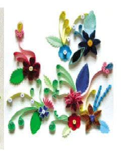 Premium DIY Paper Quilling Art Craft Kit with Vibrant Pre-cut Paper Strips, Essential Tools, and Detailed Instructions for Unique Handmade Projects