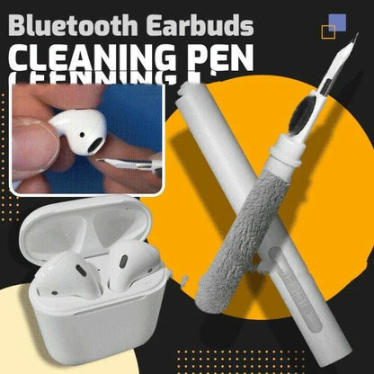 Premium Earbud Cleaning Pen - Portable Wireless Earphone Cleaner Tool for Bluetooth Earbuds, Headphones, and More