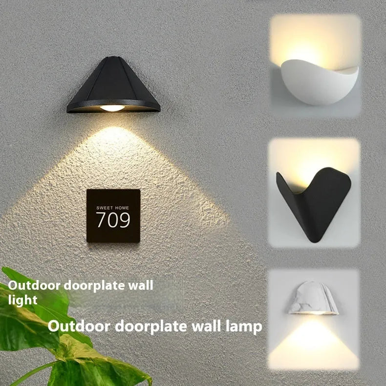 Black bird's nest design LED lamp with aluminium alloy shell for courtyard and bedroom lighting
