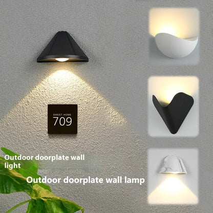 Black bird's nest design LED lamp with aluminium alloy shell for courtyard and bedroom lighting