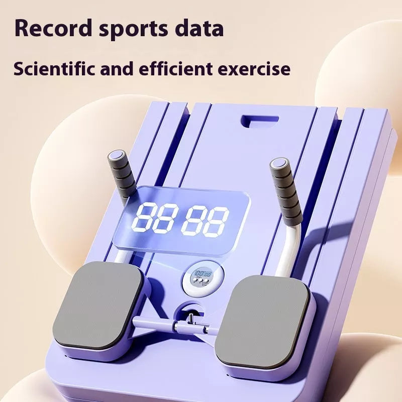 Multi-functional Fitness Board with Automatic Rebound for abdominal and full-body workouts