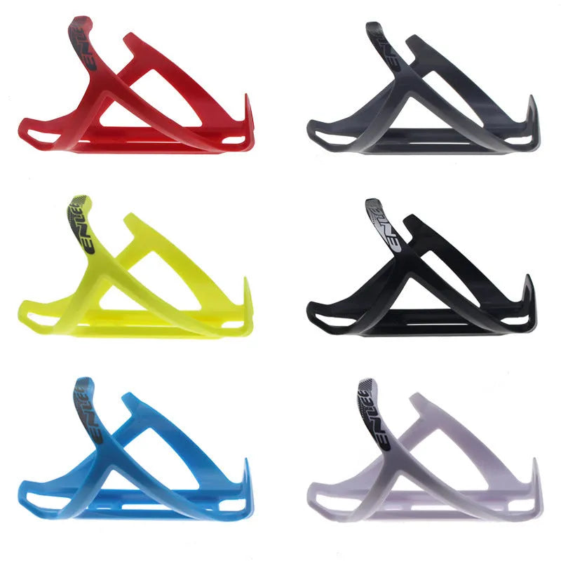 Mountain bike water bottle cage in TPR plastic with PVC toughness construction