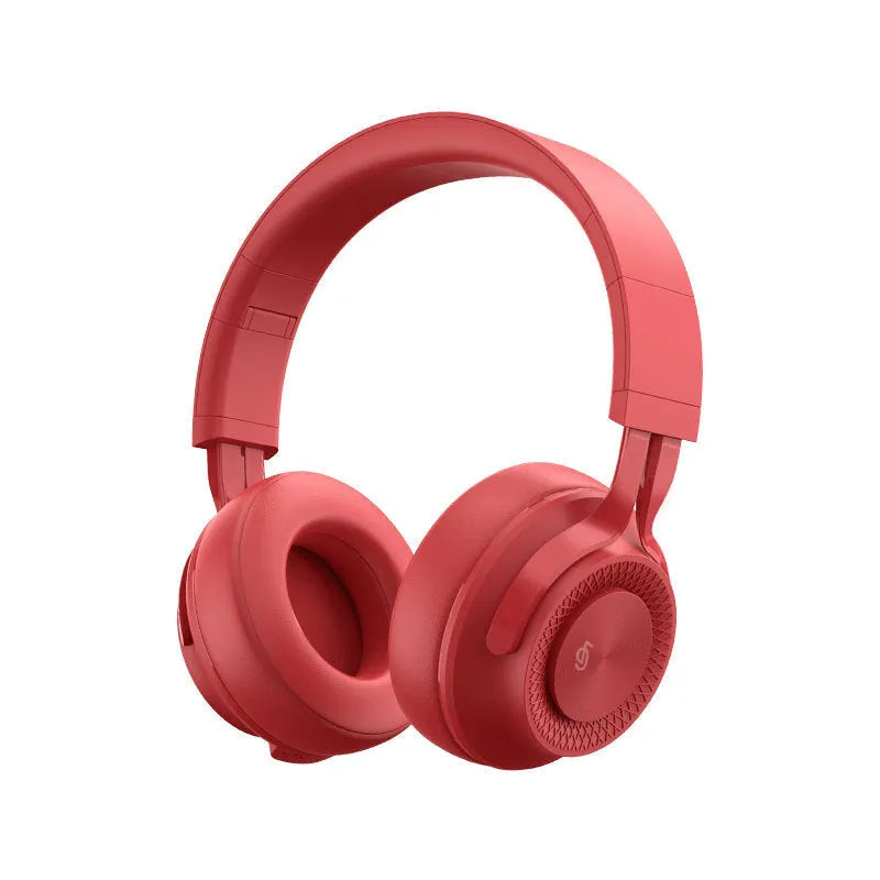 Sports wireless Bluetooth headset showing four colour options with power display and call functionality