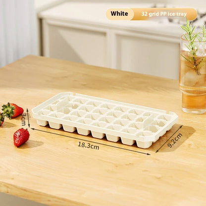 PP material ice cube tray with quick release design for easy demolding