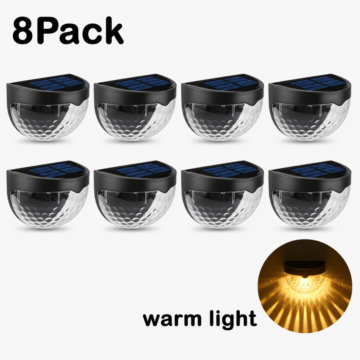 Solar-powered outdoor wall lamp with integrated LED technology providing 8-12 hours of continuous illumination from a single day's solar charge, featuring IP55 waterproof rating for year-round garden use