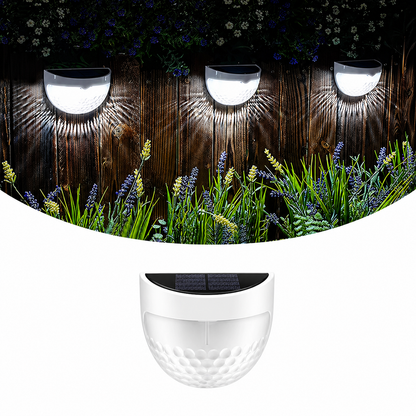 Solar-powered outdoor wall lamp with integrated LED technology providing 8-12 hours of continuous illumination from a single day's solar charge, featuring IP55 waterproof rating for year-round garden use