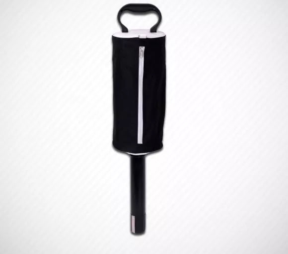 Golf ball picker with detachable plastic tube and durable nylon bag
