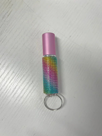 100ml transparent glass perfume bottle with silver spray mechanism and screw cap for fragrance preservation