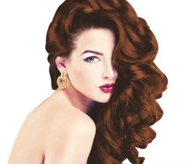 Tube of Plant Aromatic Soft Luster Mild Hair Color Cream in a shade of chestnut brown.