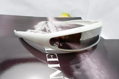 Sports sunglasses with PC lenses and plastic frame in multiple colors