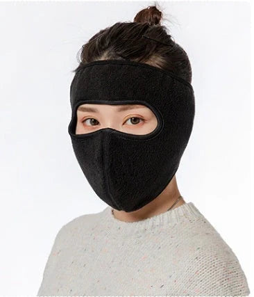 Breathable autumn and winter face masks made of premium microfiber for warmth and style