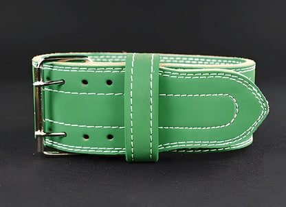 Four-layer cowhide leather sports fitness belt for weightlifting support