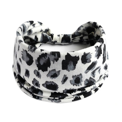 Bohemian cloth yoga sports headband with floral and polka dot patterns, available in multiple colours.