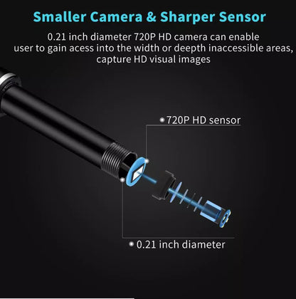 HD visual ear cleaning endoscope with USB and Android compatibility