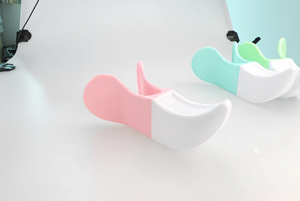 Steel-reinforced pelvic correction trainer in navy blue colour for hip line shaping and posture improvement