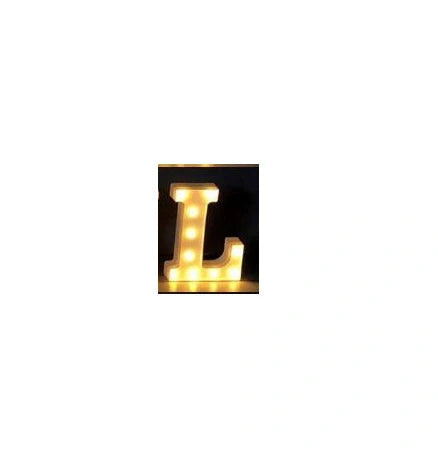 Luminous LED Letter Number Night Light with remote control for weddings and parties