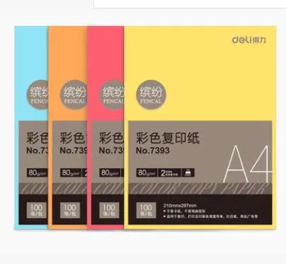 A4 copy paper in 70g and 80g weights with white, blue and pink options and 500-sheet packs