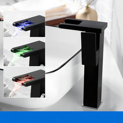 Automatic sensor basin faucet with chrome finish and 304 stainless steel construction