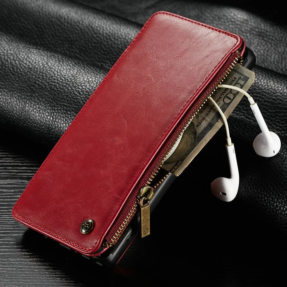 Samsung Note9 flip case in PU leather with anti-scratch protection and secure grip design