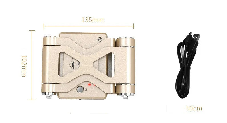 Gamesir-X1 mobile game controller in gold or silver for iOS Android FPS gaming