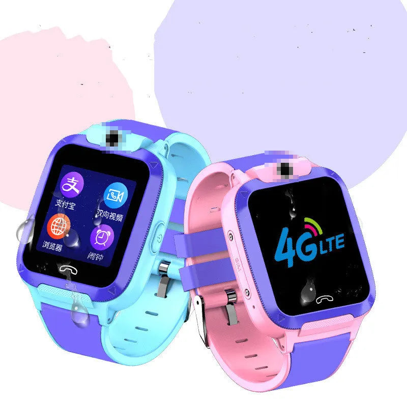 Children's smartwatch with 1.44-inch screen, silica gel band, and GPS for video calls
