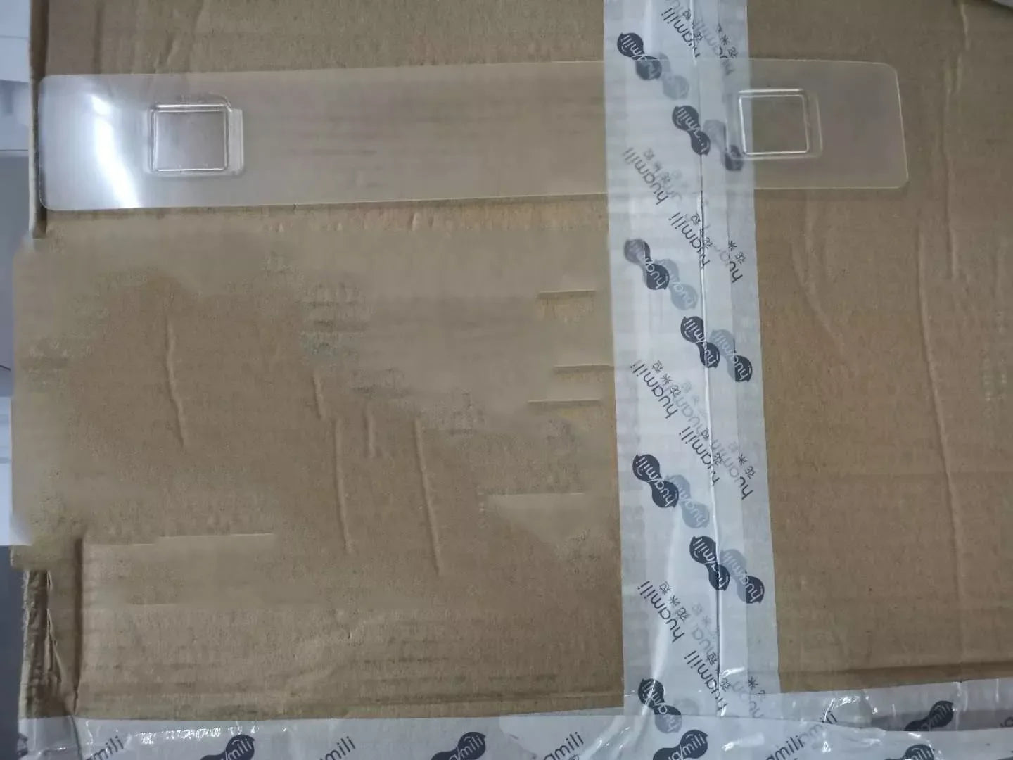 Non-marking hanging magnetic toothbrush holder with toothpaste squeezer in blue and grey