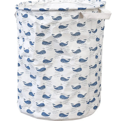 European-style cotton linen laundry basket in elegant designs for stylish home organization