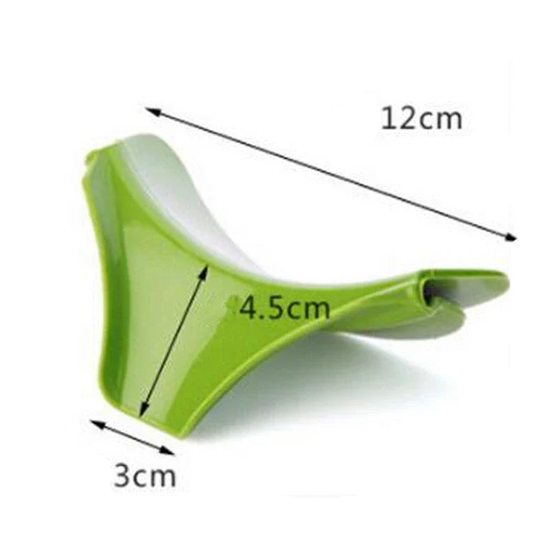 Silicone Soup Funnel - Flexible, Curved Design for Mess-Free Pouring in the Kitchen