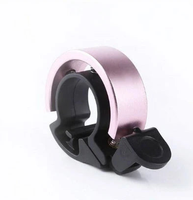 Sleek aluminum alloy bicycle bell with advanced sound alarm for safe cycling on mountain bikes and road bikes