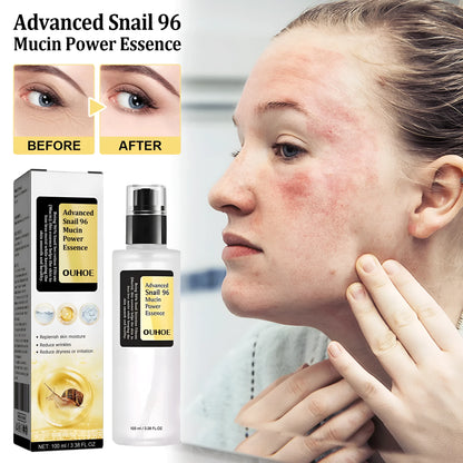 Original snail collagen facial serum bottle, 100ml, in photo colour packaging