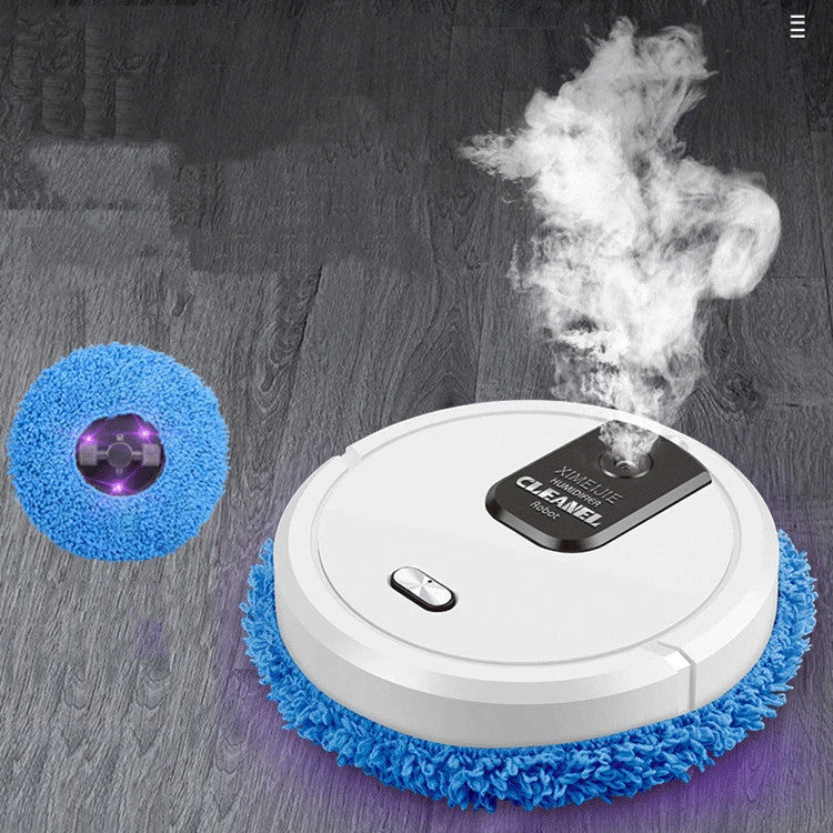 Smart Robotic Mop Cleaner with wet, dry, and humidifying functions for effortless floor cleaning