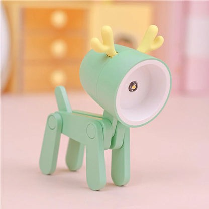 LED decorative animal night light in various colours measuring 55x35x80mm