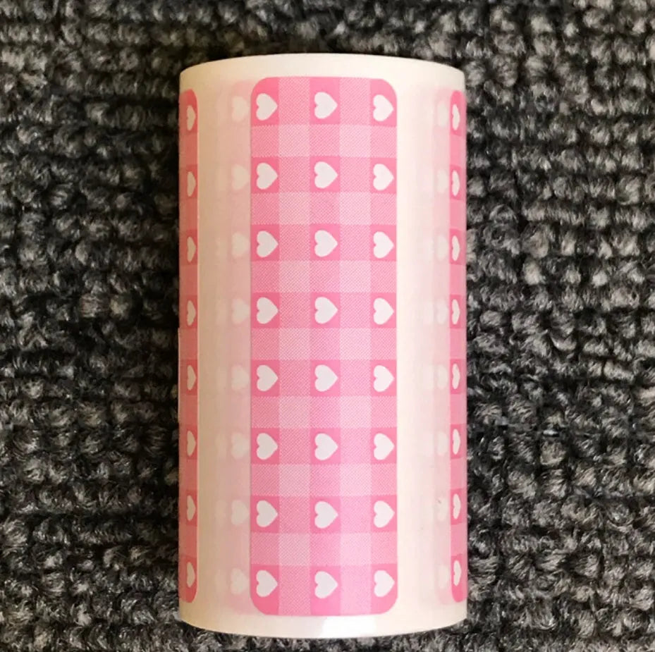 PerPage Mini wireless portable thermal printer paper in Regular, Label and Sticker types, with colour and Q3 or Q6 quantity options.